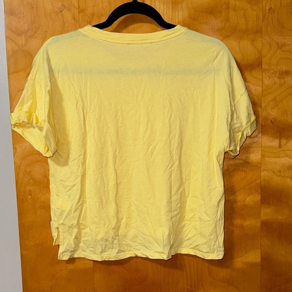 Calvin Klein Soft Yellow Short Sleeve Tee - Picture 4 of 4
